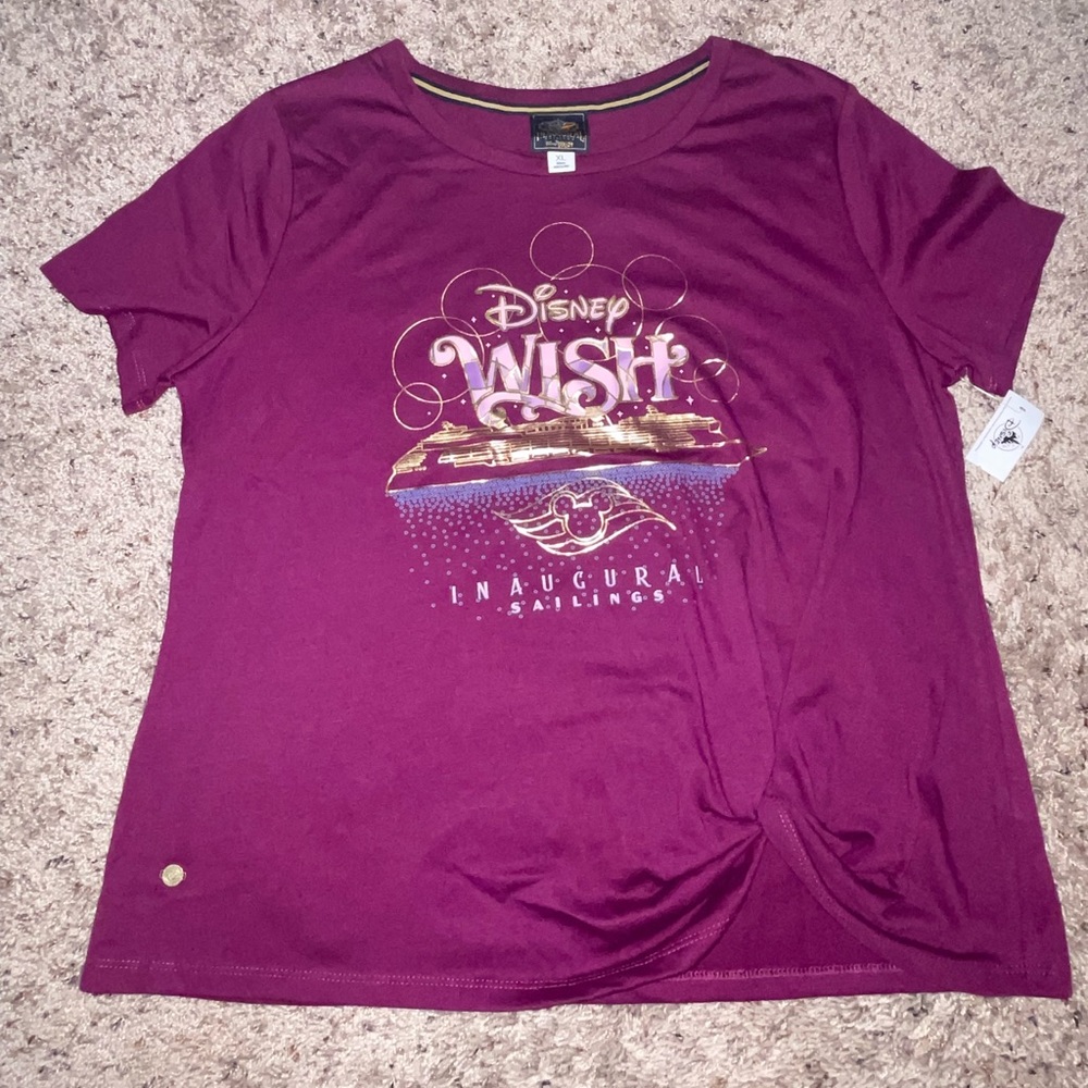 Disney Inaugural WISH Shirt - NEW WITH TAG